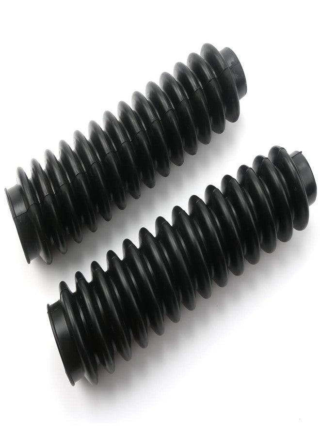 Jetuplusllc Front Shock Fork Boots For Honda ATC 250SX 250 SX 1985-1987, Black - Image 2